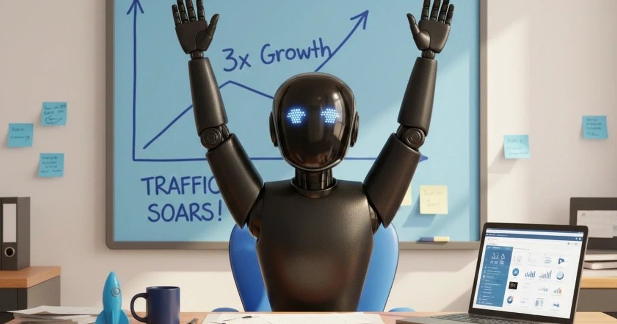 AI blog post writing and the mistake that tripled my traffic