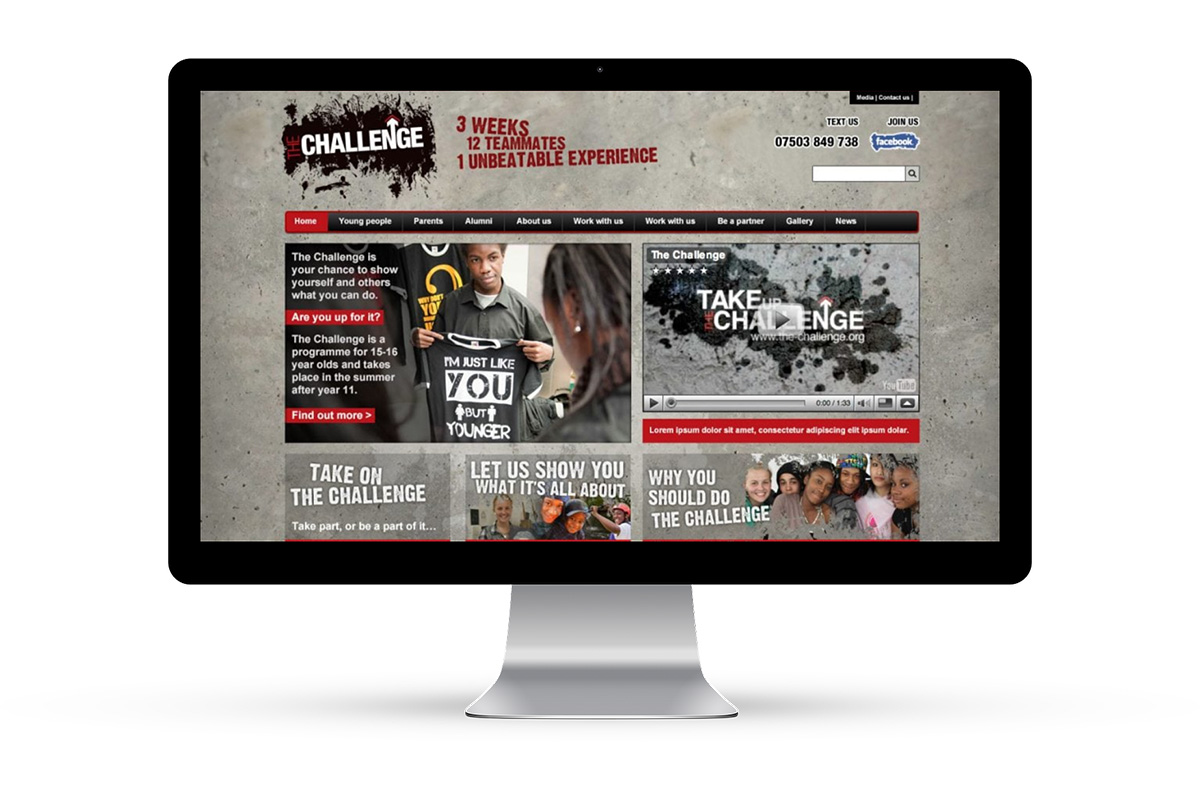 Website design example