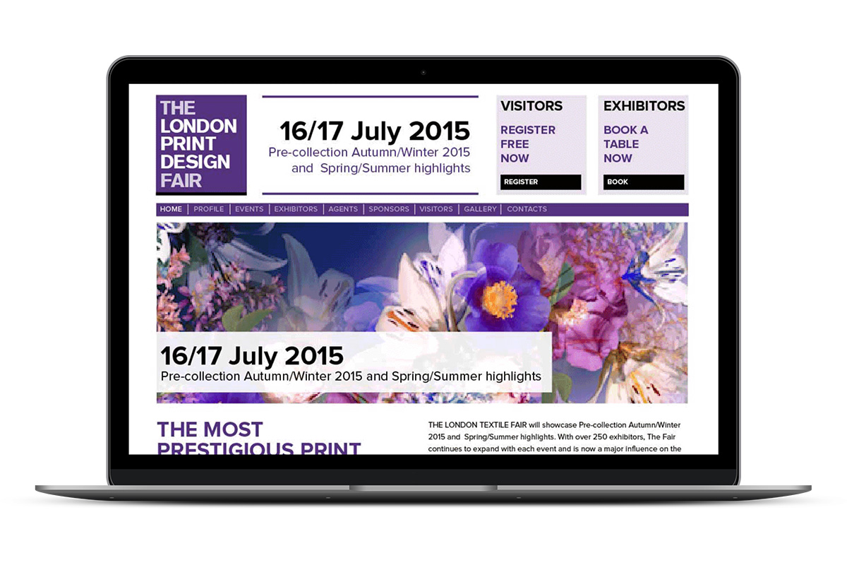 Website design example