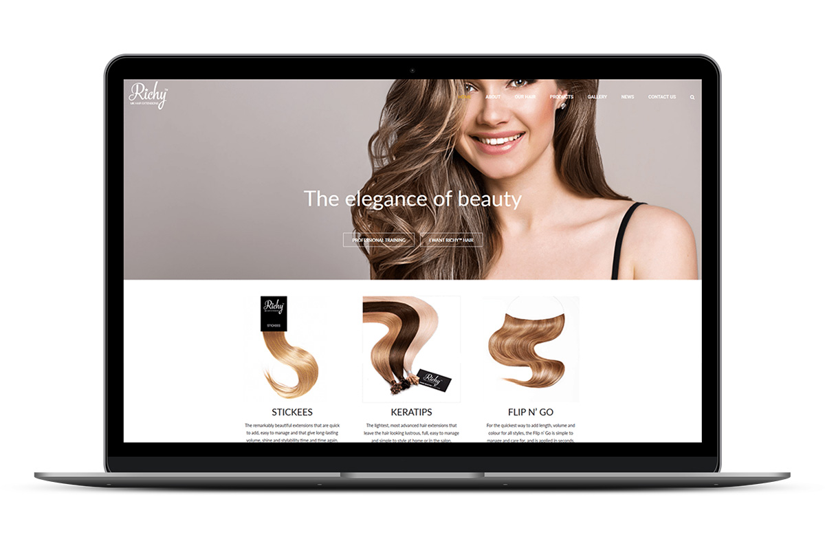 Website design example