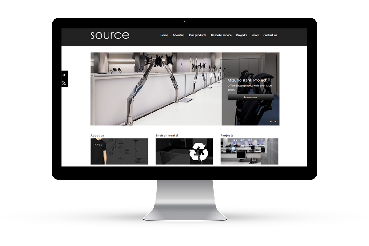 Website design example