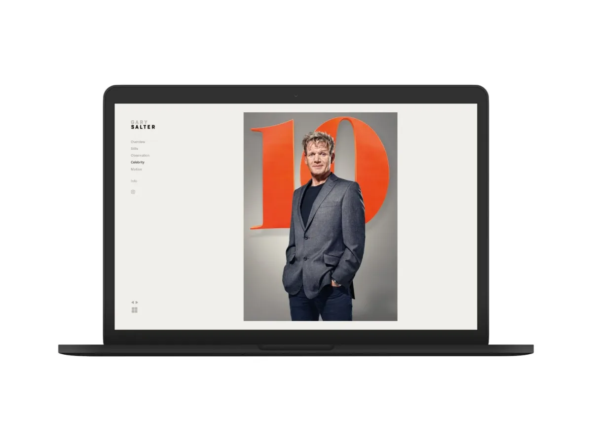 Squarespace website design example
