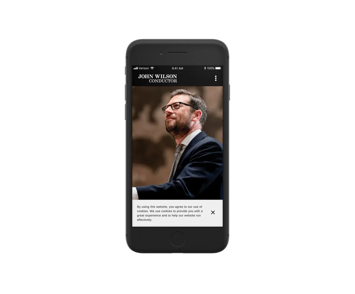 Squarespace website design example