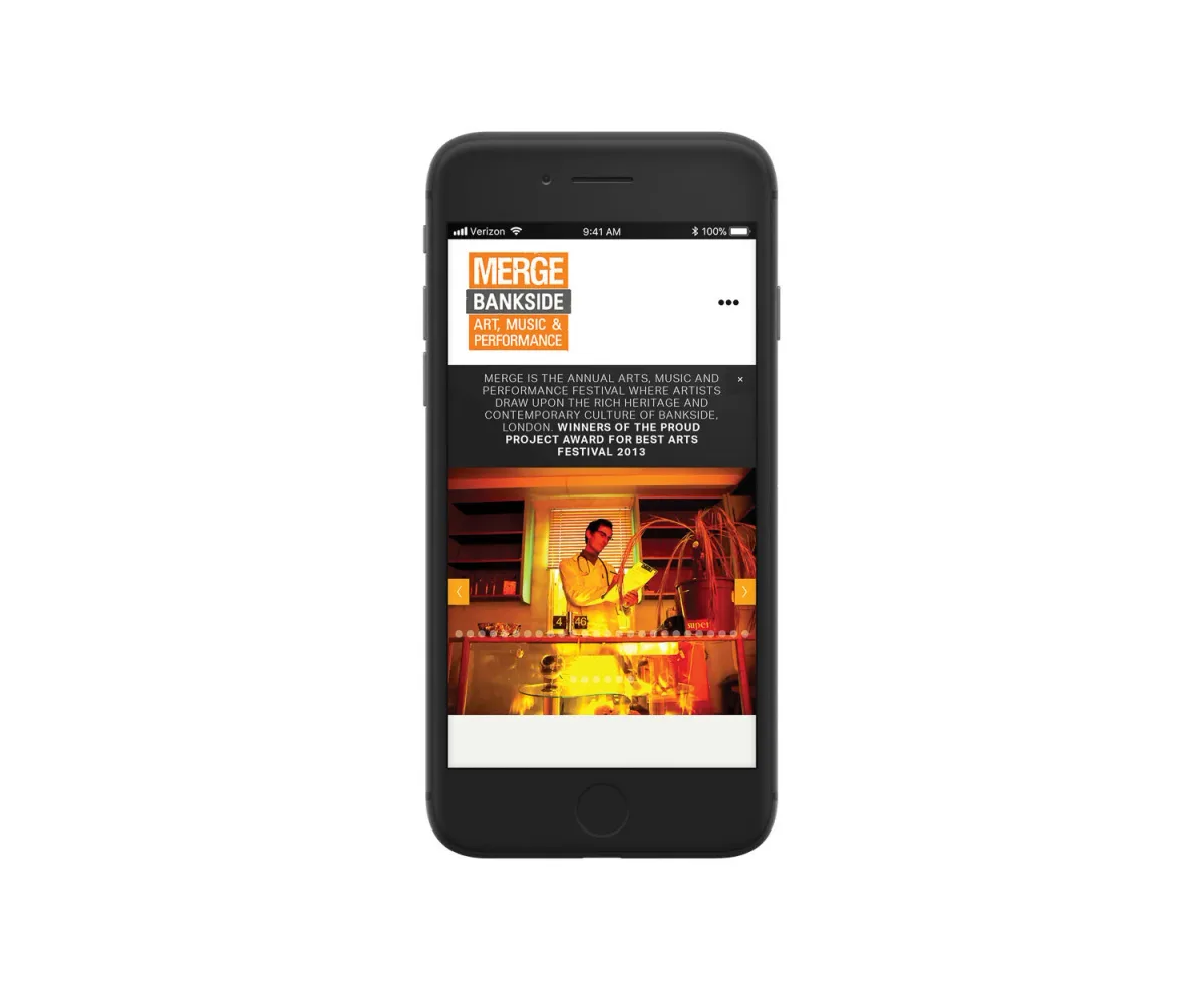 Squarespace website design example
