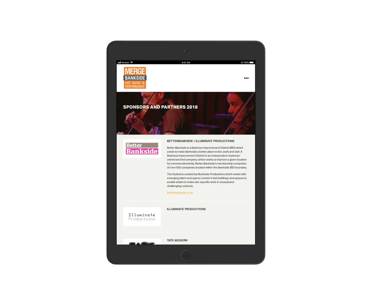 Squarespace website design example
