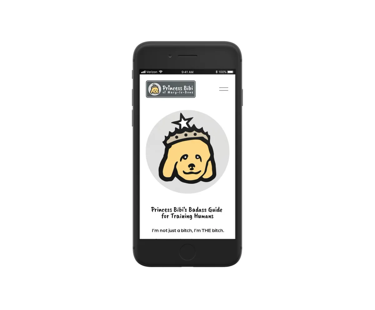 Squarespace website design example