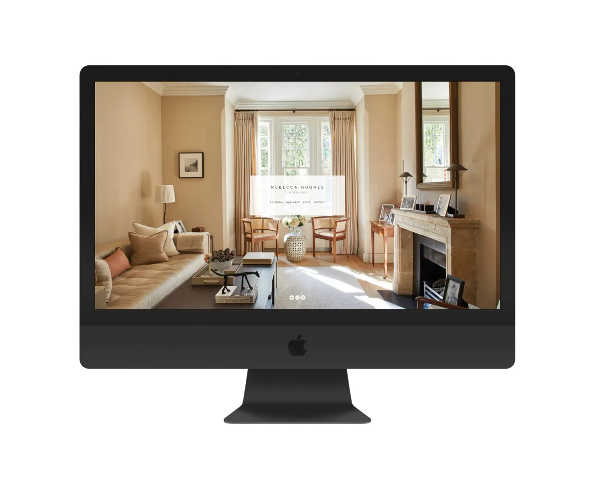 Squarespace website design example