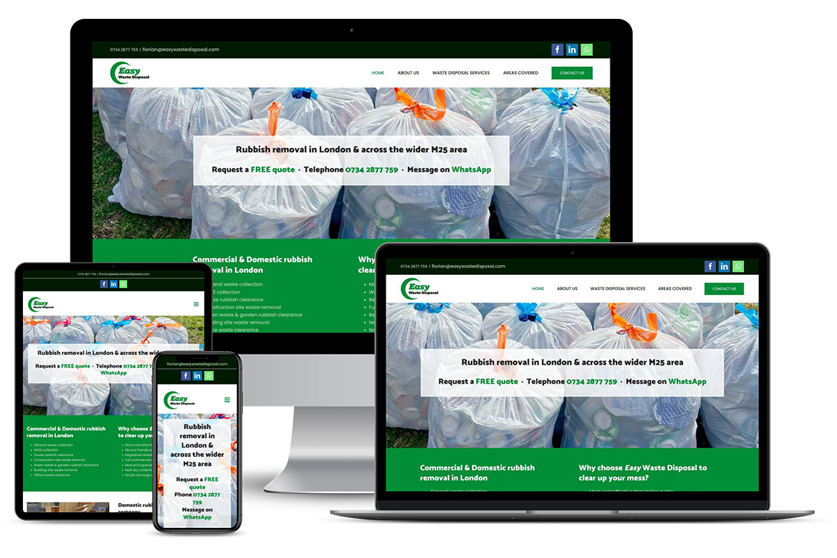 Website design example