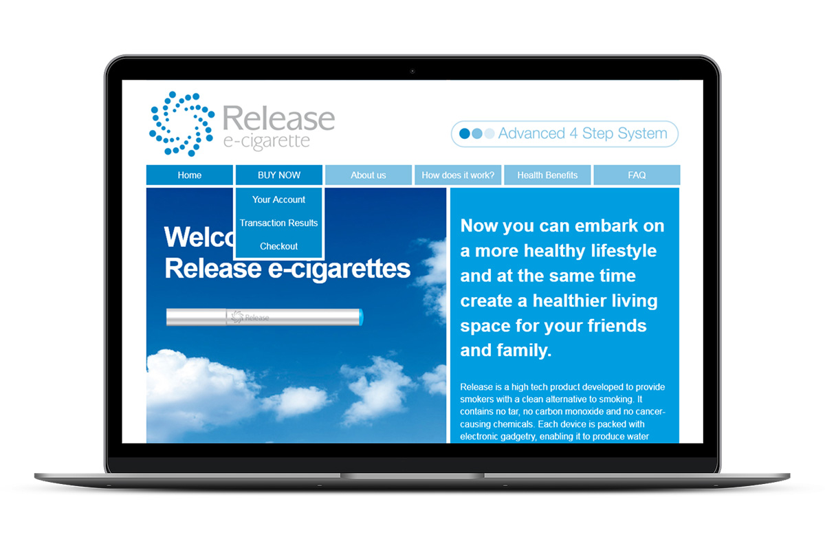 Website design example